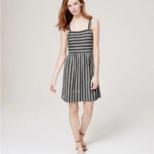 LOFT | Striped Sleeveless Dress